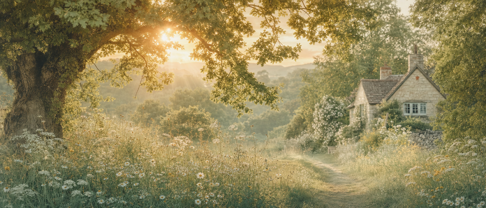 Peaceful nature scene