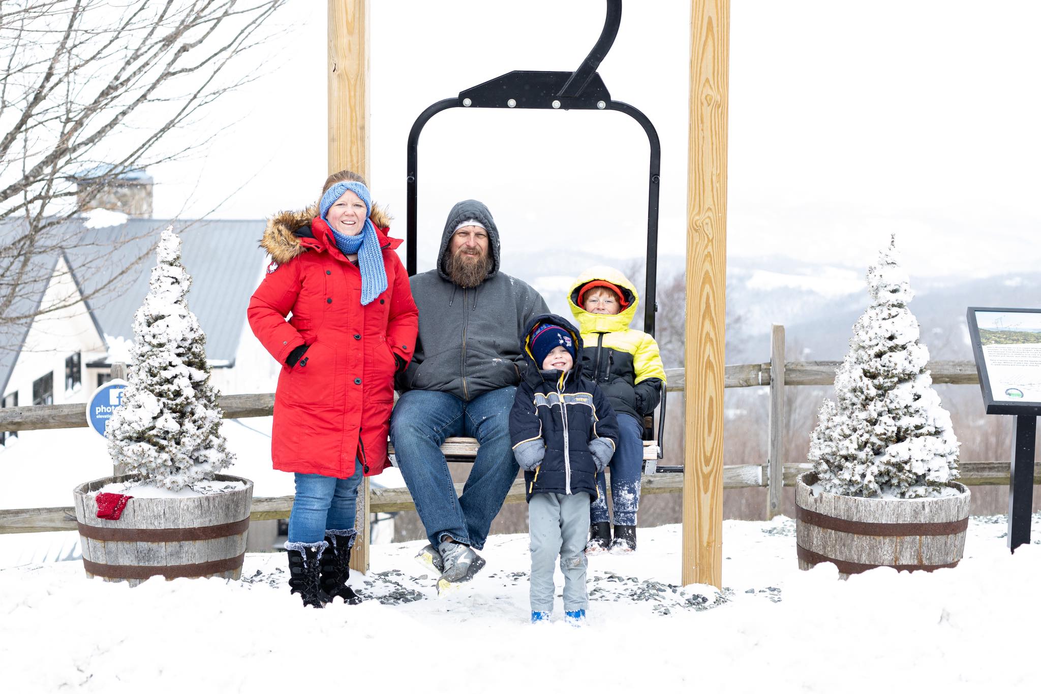 Mandy Bennett and family